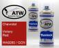 Preview: Chevrolet, Victory Red, WA9260 / GCN: 400ml Sprühdose + 400ml Klarlack - Set, von ATW Autoteile West.